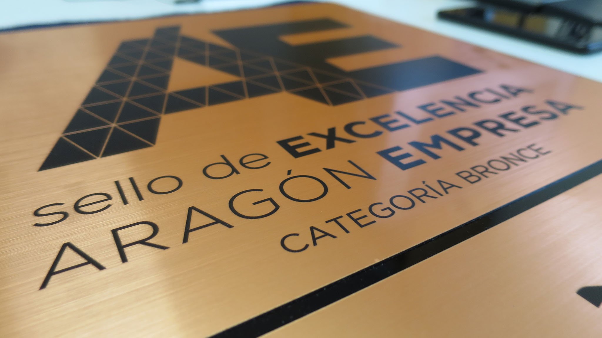 Recibimos el sello de Excelencia Aragón Empresa Categoría bronce