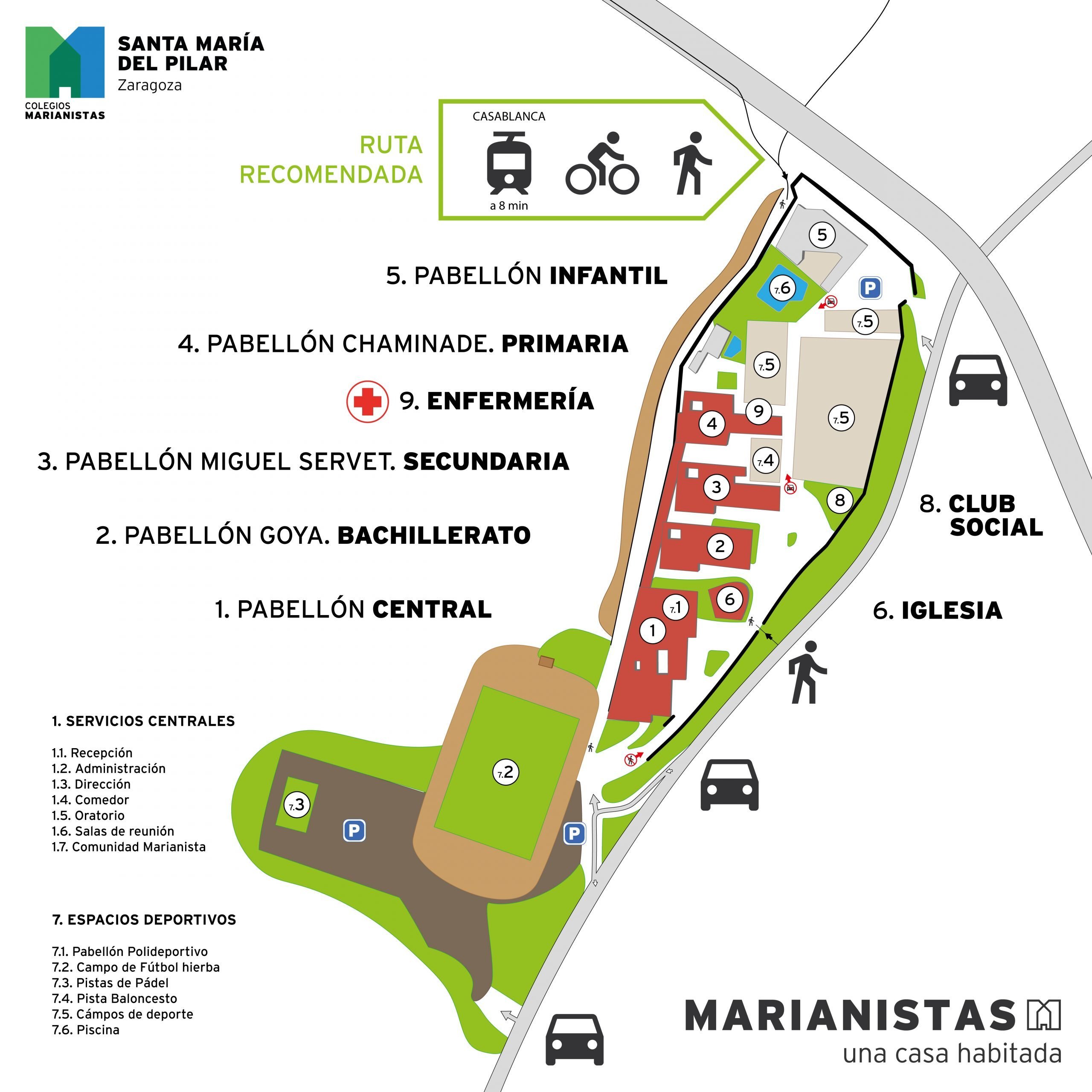 Mapa de instalaciones