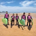 Surfeando en San Sebastián
