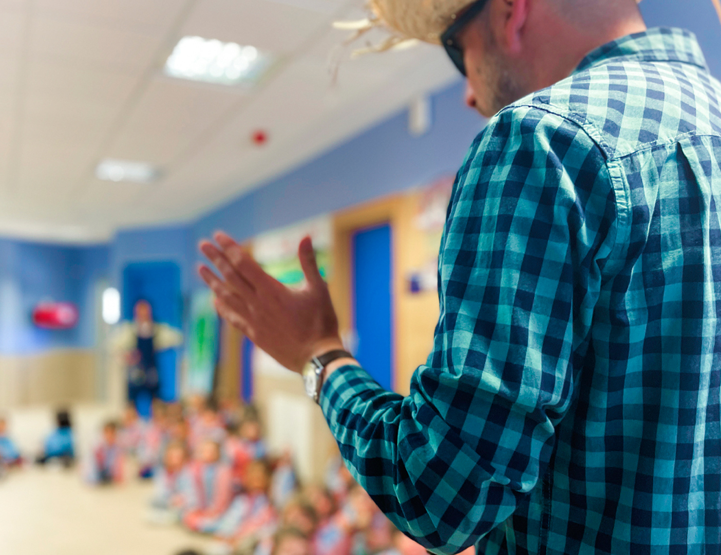 Recibimos la visita del granjero Tomasón