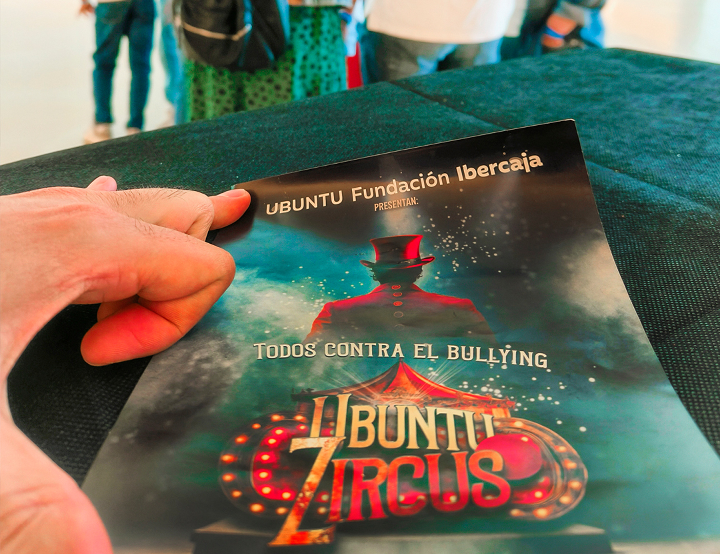 Intérpretes por un día en «Ubuntu Zircus: todos contra el bullying»