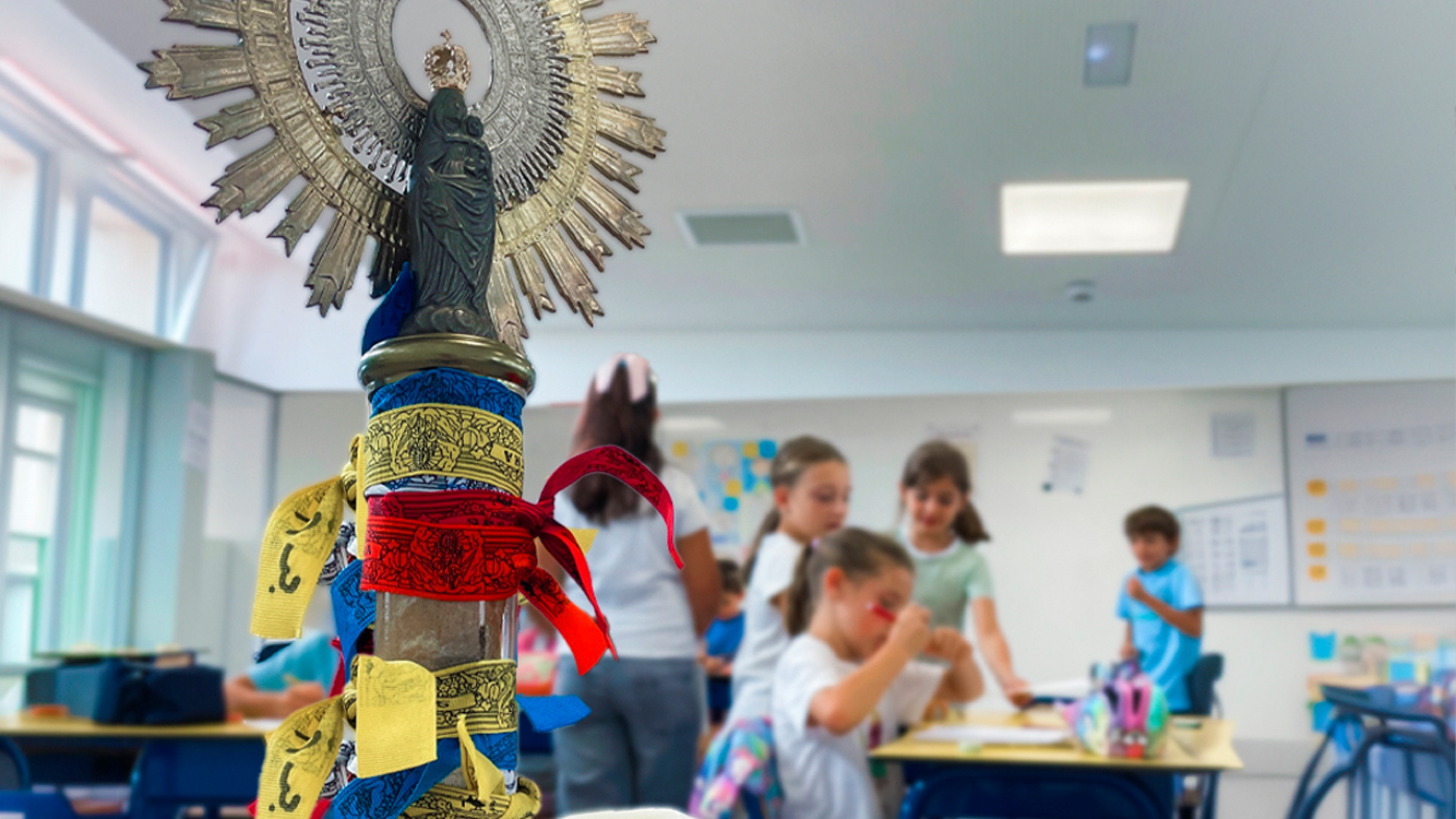 Nuestra Virgen «peregrina» por primaria